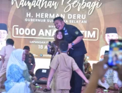 Dipenghujung Ramadhan 1444 H, Herman Deru Berbagi Keceriaan Bersama 1000 Anak Yatim Piatu