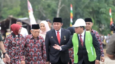 Wapres Tinjau Program Bedah Rumah di Kabupaten Banyuasin