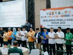 Ciptakan Pemilu Damai, Sumsel Laksanakan Deklarasi