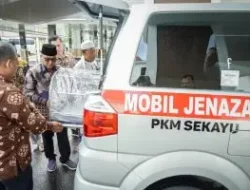 Pj.Bupati Muba Serahkan Mobil Jenazah 