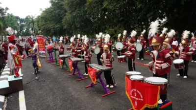 Pj Ketua TP PKK Sumsel Tyas Fatoni Buka Marching Concert Gubernur Championship Tahun 2024