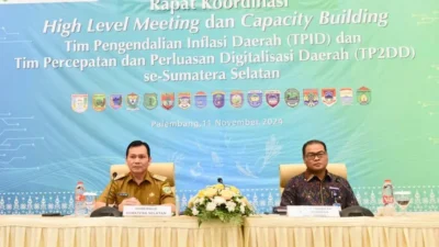 Pj Gubernur Elen Setiadi Rumuskan Strategi Pengendalian Inflasi Bersama TPID dan TP2DD Jelang Nataru