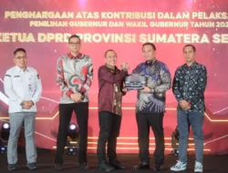 Berkontribusi Penuh Sukseskan Pilkada Serentak 2024, Pj Gubernur Elen Setiadi Terima Penghargaan dari KPU Sumsel