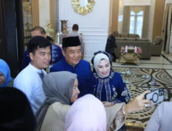 Pulang Kampung Wagub Cik Ujang Gelar Halal Bihalal Dengan Warga Lahat