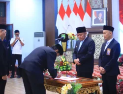 Gubernur Herman Deru Kukuhkan Supriyadi Sebagai Kepala Perwakilan BPKP Provinsi Sumsel
