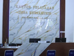 Gubernur Herman Deru Resmikan Kantor Desa Kerta Mukti  Dibangun Secara Swadaya Oleh Masyarakat