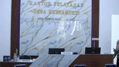 Gubernur Herman Deru Resmikan Kantor Desa Kerta Mukti  Dibangun Secara Swadaya Oleh Masyarakat