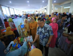 Dorong Ekonomi Kreatif, Wagub Cik Ujang Resmikan Bazar Kemerdekaan BKOW Sumsel