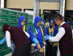 Tuntaskan Gelombang I, 443 Jemaah Kloter 10 Embarkasi Palembang Meluncur ke Tanah Suci