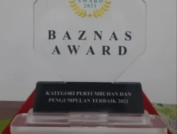BAZNAS Sumsel Award 2021,Salah Satunya Kabupaten Ini Peroleh Penghargaan, Semoga Pertumbuhan Zakatnya Lebih Baik Lagi