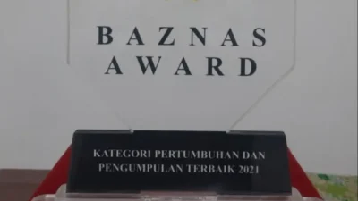 BAZNAS Sumsel Award 2021,Salah Satunya Kabupaten Ini Peroleh Penghargaan, Semoga Pertumbuhan Zakatnya Lebih Baik Lagi