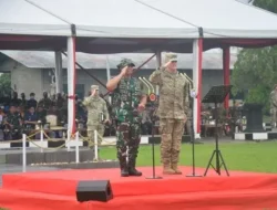 Gubernur Dampingi Panglima TNI Jendral  Andika Perkasa Buka Latgabma   13 Negara 
