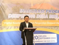 Gubernur: Desa Brilian Dorong Percepatan  Peningkatkan Kesejahteraan Warga Sumsel 