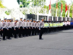 Gelar Apel Operasi Lilin, Gubernur Cek Kesiapan Personel Gabungan   Pengamanan   Nataru  