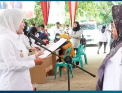 Pesan wawako saat pelantikan PMI Alang-alang lebar