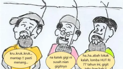 “Lomba makan kerupuk”