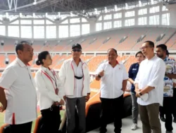 Pastikan Pembangunan Berjalan Lancar, Ketum KONI Pusat Tinjau Sarana Prasarana Olahraga Jakpro