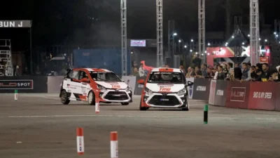 Hebatnya TOYOTA GAZOO Racing Indonesia, Agya GR Sport Antarkan Pembalap TGRI Sapu Bersih 5 Podium I