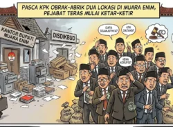 Pasca KPK Obrak-Abrik Dua Lokasi di Muara Enim, Pejabat Teras Mulai Ketar-Ketir