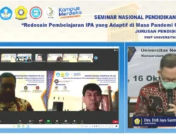 FKIP Unsri Seminar-kan”Re-Desain Pembelajaran IPA yang Adaptif di Masa Pandemi Covid-19” ,Ini Asanya