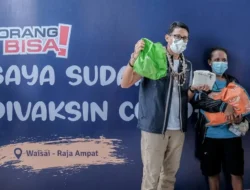 Wah.! Pak Menparekraf Ngaku Bahagia di Waisai Raja Ampat Karena Geber, Begini Alasannya..