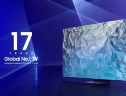 Samsung Pimpin Pasar TV Global Selama 17 Tahun Berturut-turut