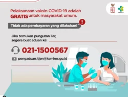 Pengingat: Vaksin COVID-19 Gratis Ada Pungli Langsung Lapor!
