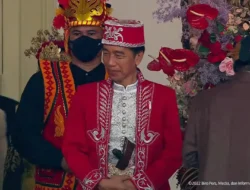 Jadi Inspektur Upacara HUT RI, Presiden Gunakan Pakaian Adat Sultra