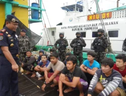 Berantas praktik illegal fishing & komit jaga SDA kelautan dan perikanan,  4 kapal ikan ilegal di Selat Malaka & Perairan Ternate diamankan