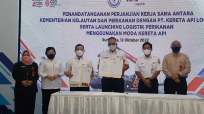 Percepat Distribusi, KKP Kerjasama PT KAI Logistik