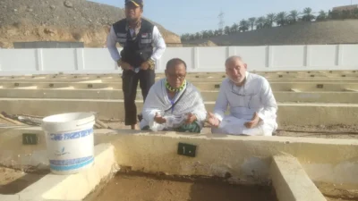 Tiba di Jeddah, Istri wafat, Endang Berterima kasih Petugas Haji Urus Pemakaman Jenazah