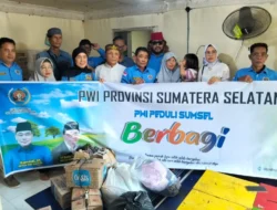 PWI Sumsel Serahkan Bantuan Korban Kebakaran 1 Ulu Lagi, PWI Sumsel Serahkan Bantuan Korban Kebakaran 1 Ulu