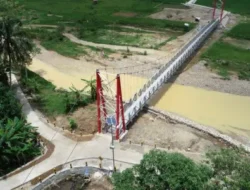 Kementerian PUPR Membangun Jembatan Gantung Terpanjang di Jawa Timur
