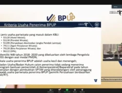 Sosialisasikan Aplikasi BPUP Bagi Pelaku Parekraf