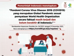 Pandemi COVID-19 Belum Berakhir!