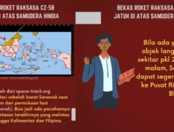 Sampah Antariksa RRT Jatuh di Samudera Hindia, Serpihannya Melewati Malaysia