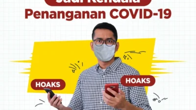 HOAKS Jadi Kendala Penanganan COVID-19