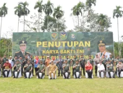 Pangdam Sriwijaya Tutup Pelaksanaan Karya Bakti  di Wilayah Korem Garuda Emas