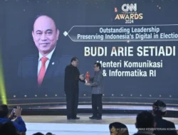 Kominfo RI raih penghargaan “Special Award: Outstanding Leadership Preserving Indonesia’s Digital on Election” CNN Indonesia Award 2024