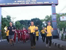 Di Balik Tubuh yang Sehat Terdapat Jiwa yang Kuat, Wakapolda Sumsel Ajak Paja & Baja Lari