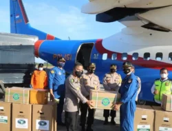 Mabes Polri Donasikan Tabung Oksigen dan Obat-Obatan ke Pangkal Pinang