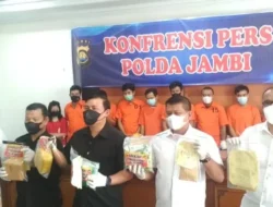 Payah…Masih Belum Kapok Juga Si Bandar, dari Jambi Polisi Ungkap Kasus Narkotika Selama 3 Bulan Terakhir, Kapoldanya : Kita Kembangkan Lagi untuk Tangkap Jaringan yang Lebih Besar Lagi