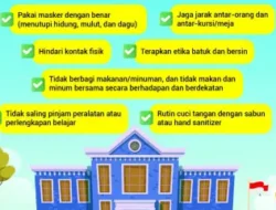 Masuk Sekolah Bertemu Kawan Tetap Jaga Protokol Kesehatan