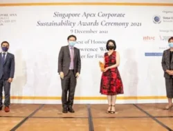 Azbil Terima Penghargaan “Singapore Apex Corporate Sustainability Award 2021”