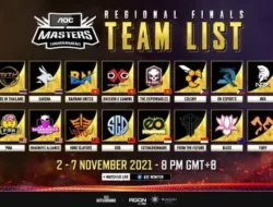 AOC Masters Tournament 2021 Masuki Tahap Final Regional