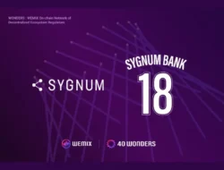 WEMIX3.0 sambut Sygnum sebagai Mitra Dewan Node “WONDER 18”