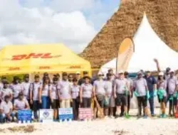 DHL Global Forwarding dan Hapag-Lloyd Bersihkan 6.000 Kg Sampah dari Garis Pantai di Enam Negara