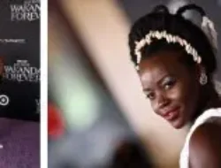 Duta Besar Global De Beers Lupita Nyong’o Bersinar Dalam Perhiasan De Beers Di Penayangan Perdana Dunia Black Panther: Wakanda Forever In Los Angeles
