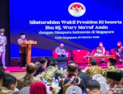 Dari Singapura, Di Tengah Badai Global, Wapres RI : “Saya Harap, Diaspora Indonesia di Luar Negeri Dapat Mainkan Peranan Sebagai “Hamzah Wasal” , Apa Itu ?