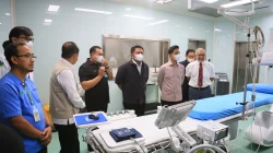 Herman Deru dan Cik Ujang Dampingi Wapres Gibran Tinjau Layanan BPJS di RSUD Siti Fatimah Palembang